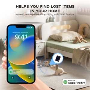 Theo dõi thẻ mini với Apple tìm công cụ tìm thời gian thực được chứng nhận MFI của tôi để định vị túi ví hành lý hộ chiếu chống mất thiết bị - Product Image 6