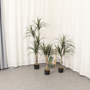 Dracaena ประดิษฐ์ JWT3791พืชและดอกไม้ประดิษฐ์สัมผัสจริงคุณภาพสูงสำหรับตกแต่งบ้านคริสมาสต์ - Product Image 2