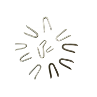 Double Brad Polished Stainless Steel Curved Staples 3-Year Warranty ISO9001 Certified OEM/ODM Available Various Ring Spiral