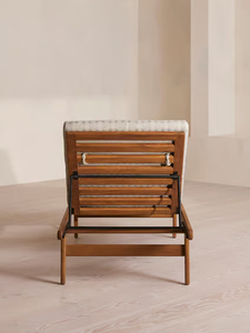 Muebles de teca natural duraderos y multifuncionales de lujo moderno de alta calidad, silla de salón para tomar el sol para jardín al aire libre - Product Image 4