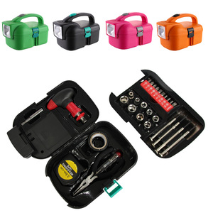 <span class=keywords><strong>Coffret</strong></span> d'outils en plastique 29 pièces, modèle RX201B, avec lampe torche intégrée, offert par le fabricant - Product Image 3