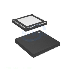 ชิปอิเล็กทรอนิกส์แบบฝังตัว รุ่น CY8C3445LTI-081 68 VFQFN แบบมีแผ่นรองรับภายนอก จากผู้ผลิต Channel - Product Image 1