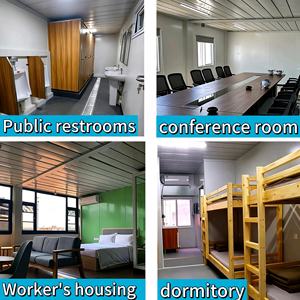 Bâtiment modulaire contemporain personnalisable, 3 chambres, 1 salle <span class=keywords><strong>de</strong></span> bain, cuisine, 20 pieds, 30 pieds, 40 pieds, pliable, supermarché, salon - Product Image 5