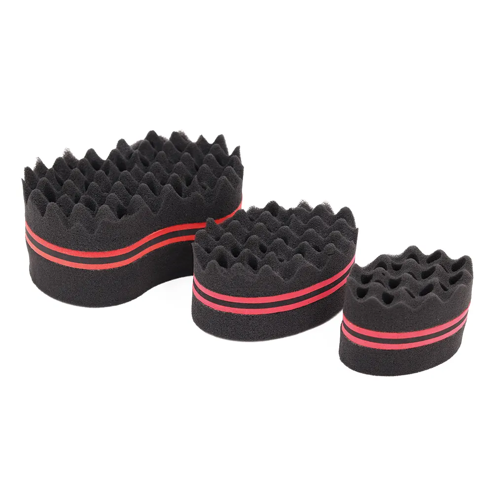 Custom Wave-shaped Sponges for hair sponge twist curl sponge hair brush twister for black men