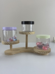 Clear PET Plastic Storage <b>Jars</b> with Screw Lids | Wide Mouth Sampling Pots for Body Scrub, Cream, <b>Spices</b>, Food Grade Packaging - Product Image 3