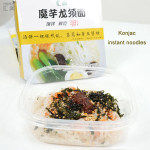 Nouilles de konjac instantanées saines chinoises 230g faible en gras 0 calories 0 graisse faible en sucre Shirataki boîte/sac emballage - Product Image 4