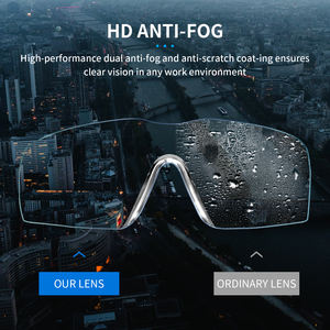 Personalizzabile ANSI Z87.1 costruzione occhiali di sicurezza da lavoro quadrato alla moda Design PC occhiali in plastica EN166 proteggere gli occhi - Product Image 6