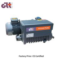 Pompe à vide rotative à palettes monophasée basse pression en fer DLT V0063 63m³/h 2.2kW OEM industrielle pour la défouling de la résine