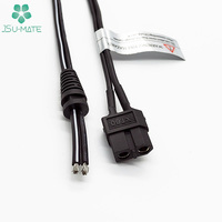 Amass XT60 Cordon de connexion femelle à extrémité ouverte 2Pin avec œillet 16AWG Câble d'alimentation femelle XT60