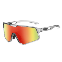 Lunettes de VTT personnalisées de haute qualité avec logo, lunettes de soleil polarisées pour sports de plein air avec monture en PC et verres TAC, vente en gros d'usine