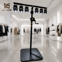 Support d'éclairage carré en alliage d'aluminium robuste, système de levage portable pour DJ, capacité de charge de 80 kg, hauteur de 4,2 m
