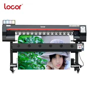 Locor-impresora solvente ecológica xp600, cabezal de impresión, impresión rápida