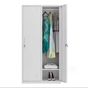 Hiện Đại 2-Cửa Kim Loại Thép Tủ Locker Có Thể Điều Chỉnh Sắt Lưu Trữ Kệ Cho Phòng Ngủ Ăn Văn Phòng Nhà Trường Khách Sạn Bệnh Viện Sử Dụng - Product Image 3