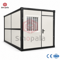 Maison conteneur pliable ADU de haute qualité avec structure en acier galvanisé pour projet de camp de travailleurs – Fournisseur direct de Chine