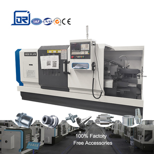 Chinesische Hochpräzisions-Flachdrehmaschine <span class=keywords><strong>CKE</strong></span> CNC Vollautomatisch für Metall mit Stangenlader - Product Image 1