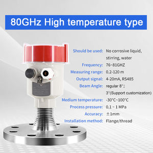 रासायनिक तरल अनाज सीमेंट भंडारण के लिए तरल और ठोस मीडिया टैंक साइलो के लिए गैर-संपर्क एफएमकेडब्ल्यू रडार स्तर मीटर - Product Image 4