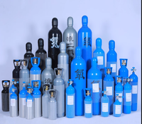 Оптовая продажа 2L 3L 4L 5L 8L 10L 15L 18L ISO9809 150 бар пустой кислород/азот/диоксид углерода/азот/аргон/баллон с клапаном