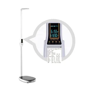 LCD Display Ultrasonic Body Fat Analyzer Height And Weight Digital Scale