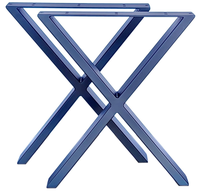 Pieds de table en acier inoxydable industriel poli miroir, taille personnalisable, toutes les couleurs disponibles, pour café, salle à manger, restaurant