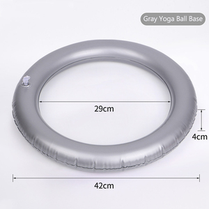 Accessori per lo Yoga Base per palla da Yoga per palestra portatile anello rotondo per Pilates morbido in PVC antideflagrante antiscivolo - Product Image 2