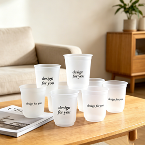 Vasos <span class=keywords><strong>de</strong></span> Plástico Personalizados con Forma <span class=keywords><strong>de</strong></span> <span class=keywords><strong>Huevo</strong></span>, Impresión <span class=keywords><strong>de</strong></span> Logotipo, para Eventos, Cumpleaños, Bodas, 12oz, Blancos - Product Image 1