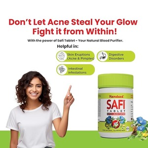 Comprimé Hamdard Safi pour une peau saine et éclatante |   Pack de 1 |   Purificateur de sang naturel |   Anti-bactérien et Détoxifiant - 60 Comprimés - Product Image 2