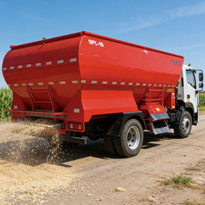 شاحنة نشر فراش حظائر الماشية لا تحتاج للتعامل اليدوي، آلة توزيع علف عالية الكفاءة للمزارع - Product Image 6