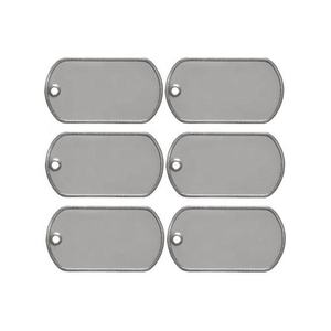Индивидуальные силиконовые глушители, пустые металлические пластины из нержавеющей стали, подвесные бирки для собак с ожерельем - Product Image 6