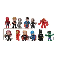 Pcs Set 4 12 centímetros Super Heróis Ironman Spiderman Brinquedos Figuras de Ação PVC Mini Figuras de Coco Do Bolo