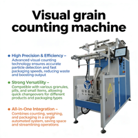 Machine d'emballage automatique pneumatique à comptage visuel avec contrôle PLC pour l'emballage alimentaire et plastique