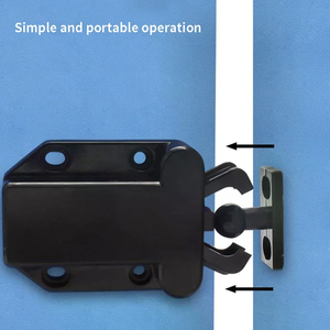 Loquet magnétique moderne en acier inoxydable à ouverture par pression, réglable, pour porte de salle de bain, tiroir et placard - Product Image 4