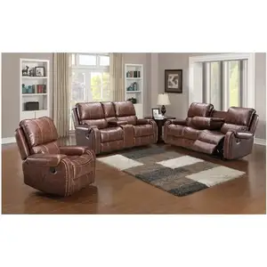 Factory price 2 love seats massage sectional recliner lounge sofa furniture chair set