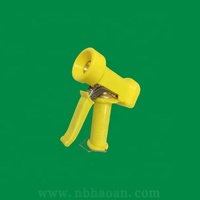 Penutup karet biru pistol air dan pistol air tugas berat untuk air panas