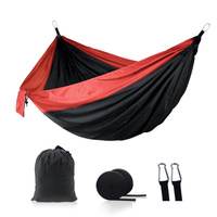 Hamac de camping extérieur en tissu nylon imperméable et résistant aux déchirures, pour 1 à 2 personnes