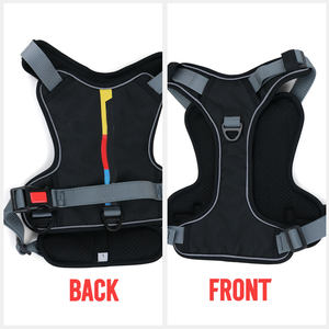 調節可能なスポーツハーネス、反射材付き、引っ張り防止、大型犬用アドベンチャードッグハーネス - Product Image 6