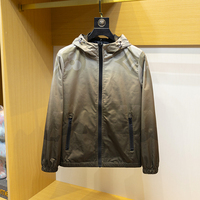 Nouvelle Veste Tendance Printemps/Automne 2026 à Carreaux Imprimés, Veste à Capuche Décontractée pour Homme, Manteau Fin Premium