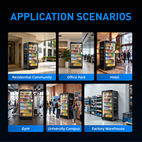 Distributeur automatique intelligent LERKE pour hôtels et centres commerciaux – Machine à snacks et boissons avec paiement sans espèces