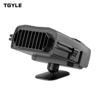 Chauffage de voiture portable 6 pouces 12V avec double vitesse de ventilation et dispositif de dégivrage/désembuillage