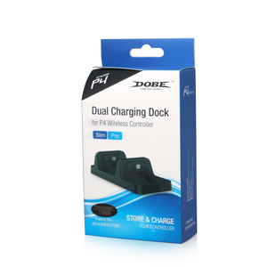 Base de cargador dual para <span class=keywords><strong>PS4</strong></span> Slim PRO Gamepad para Playstation 4 <span class=keywords><strong>Controller</strong></span> Estación de carga - Product Image 6