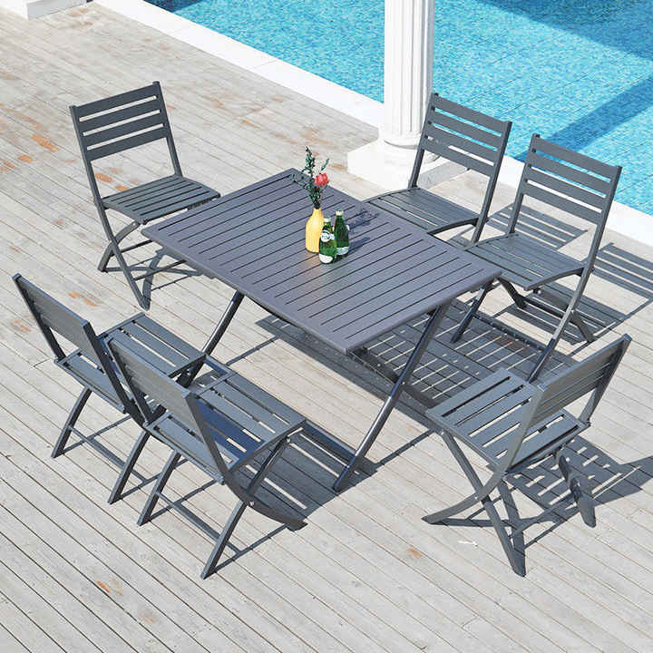 Outdoor Dining Set Patio Table and Chairs Perfect for Villa Balconies