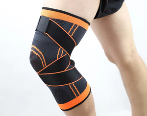 CONRIDA Custom regolabile 3D maglia in Nylon elastico supporto per le ginocchia traspirante tutore di compressione sportiva con cinghie per la protezione - Product Image 5