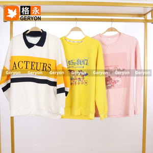 <span class=keywords><strong>Felpe</strong></span> <span class=keywords><strong>Vintage</strong></span> Premium di Seconda Mano per Donna Geryon, <span class=keywords><strong>Felpe</strong></span> Leggere <span class=keywords><strong>Usate</strong></span> a Maniche Lunghe, Abbigliamento Invernale per l'Esportazione - Product Image 3