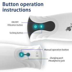 Sex-toys pour hommes, ventouse vibrante à rotation automatique, 4 succion, 10 vibrations, coupe de masturbation avec son - Product Image 4