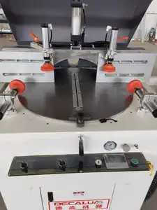 Machine de découpe à tête unique, porte de fenêtre en aluminium, sans Angle