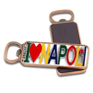 Custom Logo Naples Magnets Round Tin <b>Plate</b> Souvenir Napoli Fridge Magnet - Product Image 6