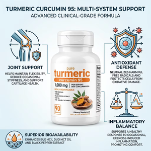 Capsules de curcuma et de curcumine à marque privée OEM avec poivre noir et biopérine pour le soutien articulaire et la promotion antioxydante - Product Image 1