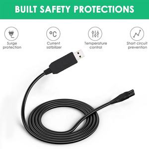 <span class=keywords><strong>Cable</strong></span> de afeitadora <span class=keywords><strong>para</strong></span> <span class=keywords><strong>Philips</strong></span>, repuesto de alta calidad de 1m, USB, 5V a CC, 15V, 4,3 V, 8V - Product Image 4