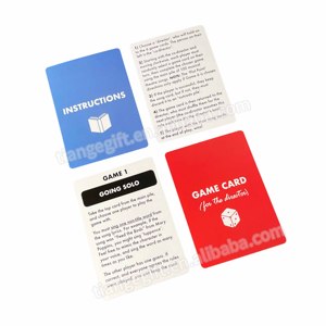 Fabricants <span class=keywords><strong>de</strong></span> jeux <span class=keywords><strong>de</strong></span> cartes <span class=keywords><strong>de</strong></span> couple personnalisés Chansons <span class=keywords><strong>de</strong></span> musique solo 100 Jeux <span class=keywords><strong>de</strong></span> cartes avec règles - Product Image 6