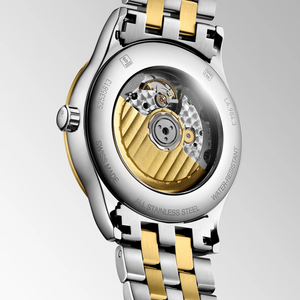 Montre automatique bicolore pour homme, bracelet en acier inoxydable, fonction date, cristal saphir, montre-bracelet de cérémonie Longinesing - Product Image 3