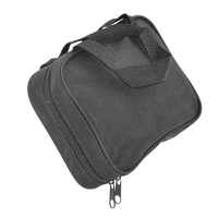 JCMED Nouveau modèle Sac à main transparent noir Trousse de premiers secours et de survie avec fournitures médicales d'urgence essentielles